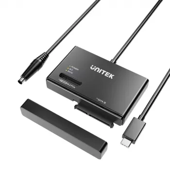 Obudowa na SSD UNITEK S1232A01-EU Czarna M.2/2,5 cala/3,5 cala 10 Gbit/s