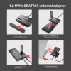Obudowa na SSD UNITEK S1232A01-EU Czarna M.2/2,5 cala/3,5 cala 10 Gbit/s
