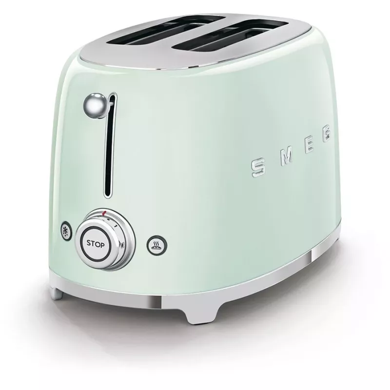 Toster Smeg w stylu lat 50. TSF01PGEU Pastelowy Zielony