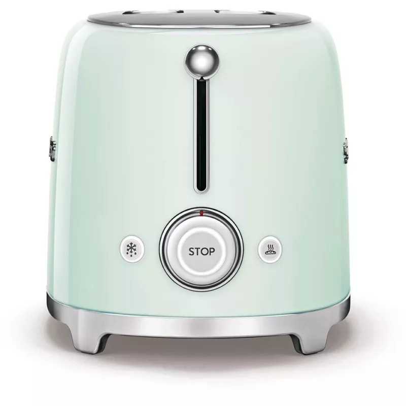 Toster Smeg w stylu lat 50. TSF01PGEU Pastelowy Zielony