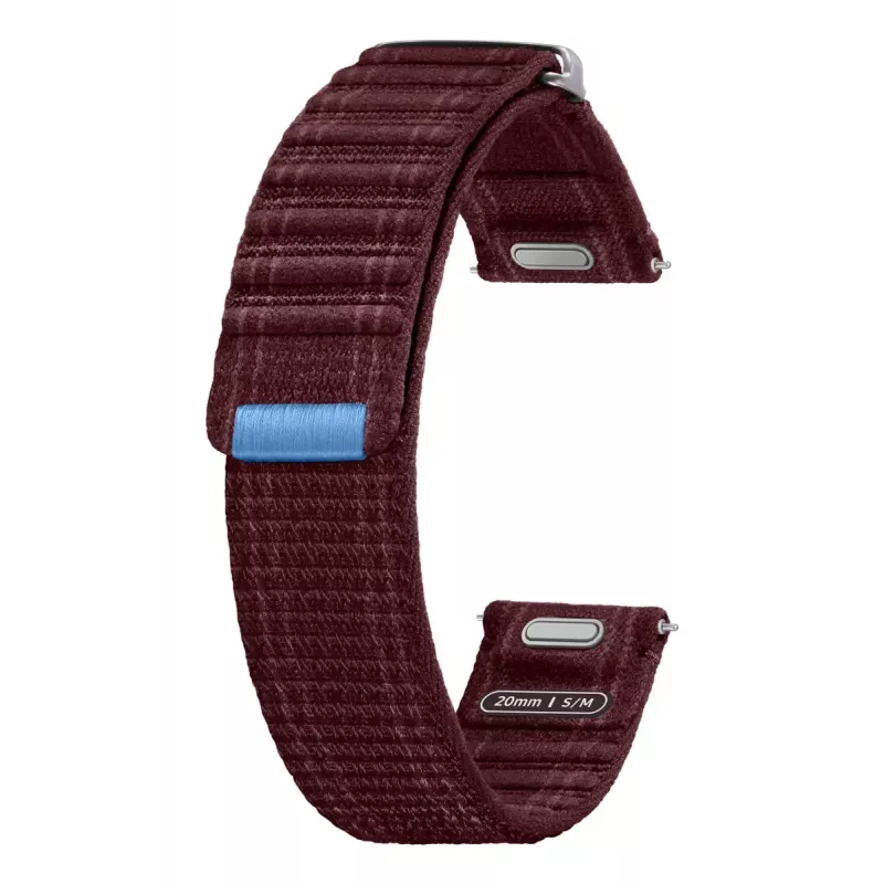 Pasek Samsung Galaxy Watch 7 Fabric Band S/M Burgund