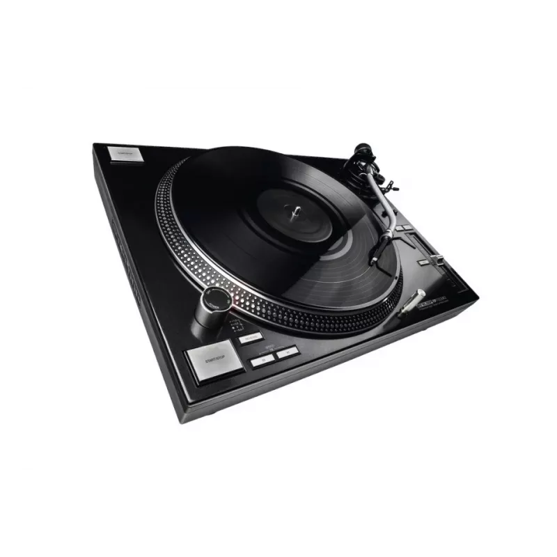 Gramofon DJ z napędem bezpośrednim Reloop RP-7000 MK2 — 33/45/78 obr./min, ramię S-kształtne, talerz aluminiowy, czarny