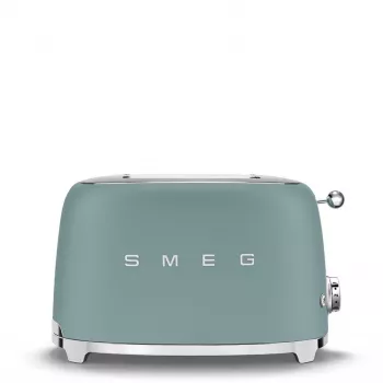 Toster Smeg TSF01EGMEU 6 2 kromki 950 W Chrom, Zielony