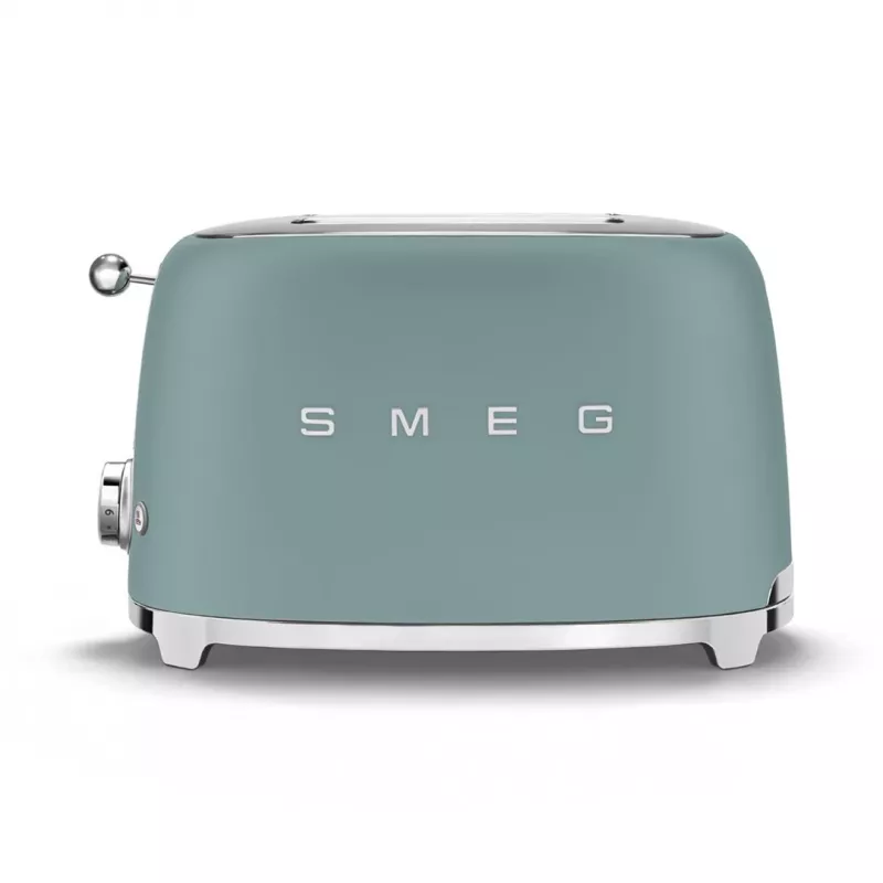 Toster Smeg TSF01EGMEU 6 2 kromki 950 W Chrom, Zielony