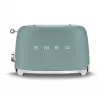 Toster Smeg TSF01EGMEU 6 2 kromki 950 W Chrom, Zielony