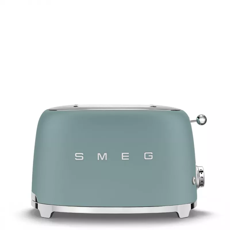 Toster Smeg TSF01EGMEU 6 2 kromki 950 W Chrom, Zielony