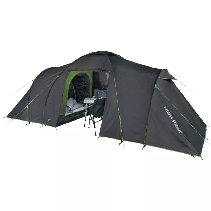 Namiot tunelowy High Peak Como 6.0 Zielony, Szary