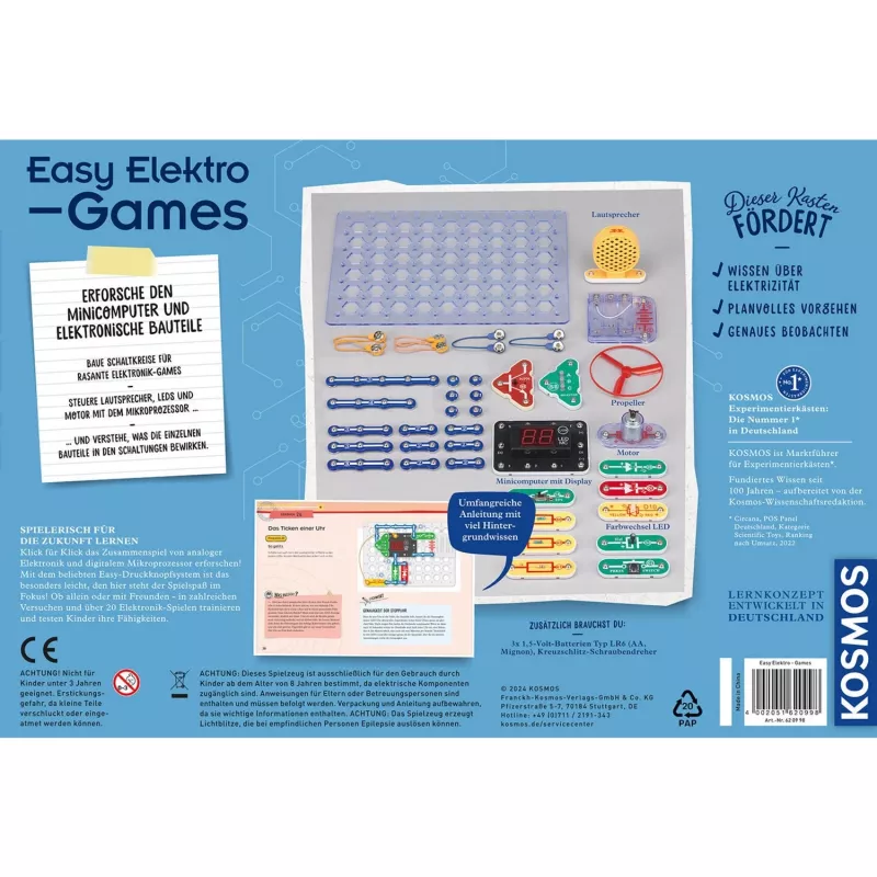 Easy Electric - Gry, Zestaw Eksperymentalny