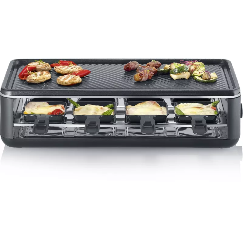 Severin RG 2365 Raclette Grill 8 osób 1300 W Czarny