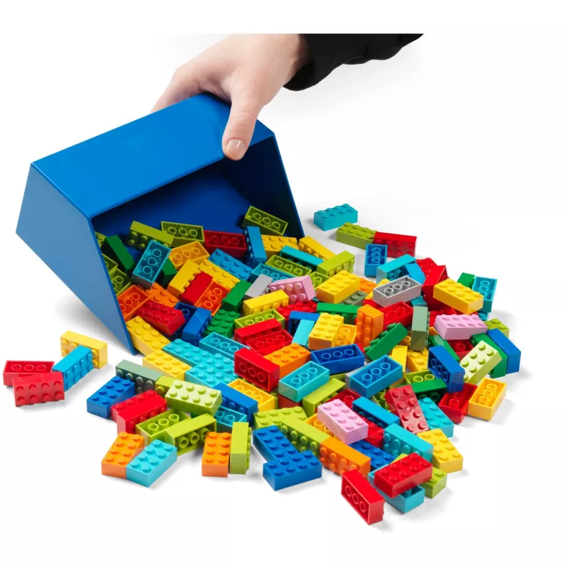 LEGO brick shovel 2-piece set , Storage Box czerwony/niebieski