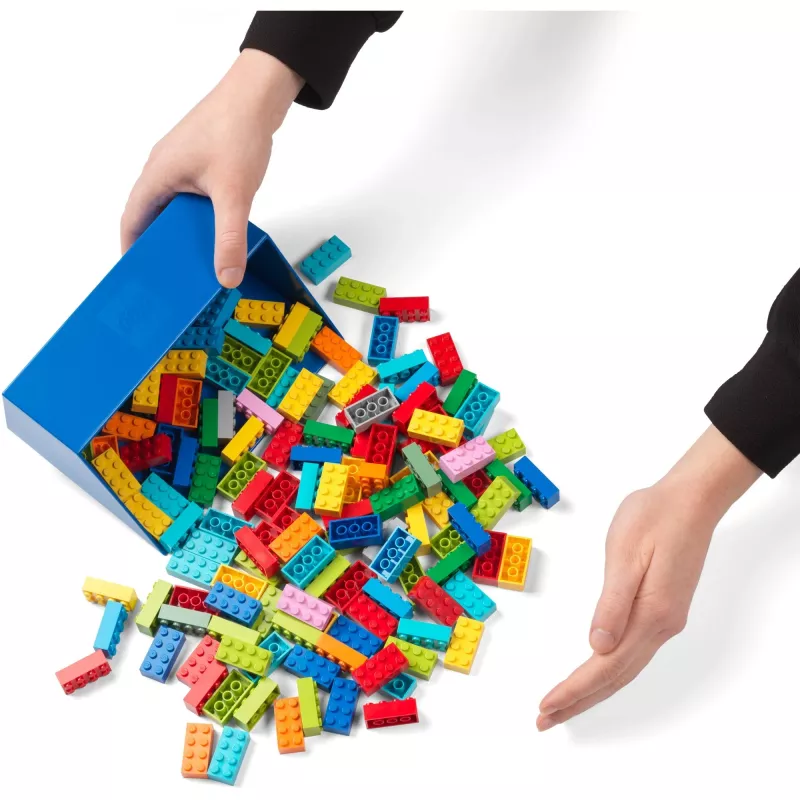 LEGO brick shovel 2-piece set , Storage Box czerwony/niebieski