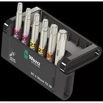Wera Bit-Check 6 Wood TORX HF 1 (05056470001)