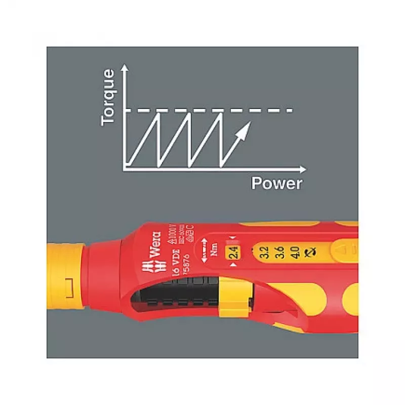 Klucz dynamometryczny Wera 05075876001 Mechaniczny 2.4 - 4 N⋅m