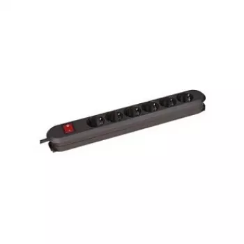 Power Extension Bachmann 381.450K 1.5m 6 AC Outlets Brown