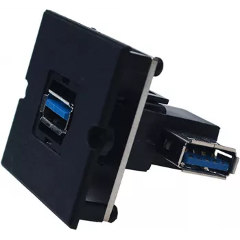 Bachmann 917.122 - USB A - USB 3.2 Gen 1 (3.1 Gen 1) - Czarny
