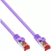 Kabel krosowy InLine S/FTP PiMF kat. 6 250 MHz PVC miedź fioletowy 15 m