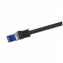 LogiLink C6A023S Kabel sieciowy czarny 0,5 m Kat.6a S/FTP (S-STP) (C6A023S)