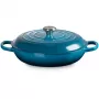 Le Creuset Signature Płytki garnek żeliwny okrągły 30 cm Deep Teal (21180306422430)