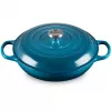 Le Creuset Signature Płytki garnek żeliwny okrągły 30 cm Deep Teal (21180306422430)