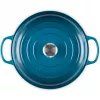Le Creuset Signature Płytki garnek żeliwny okrągły 30 cm Deep Teal (21180306422430)
