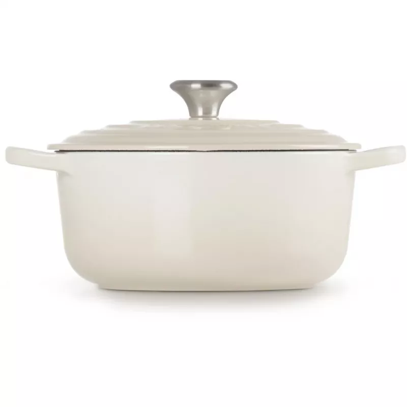 Le Creuset Signature Roaster okrągły 22cm Meringue kremowy (21177227164430)