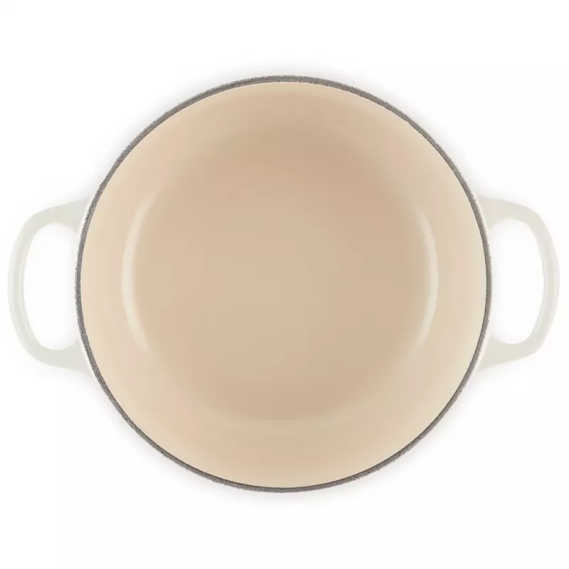 Le Creuset Signature Roaster okrągły 22cm Meringue kremowy (21177227164430)