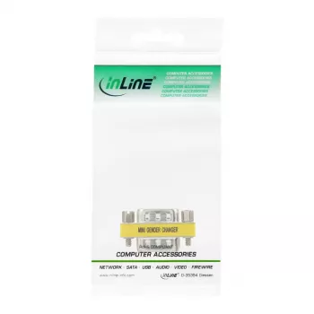 Adapter InLine DB15 HD VGA S-VGA męski męski