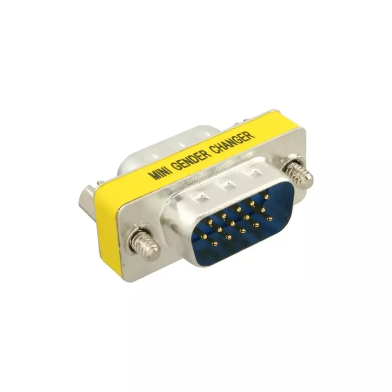 Adapter InLine DB15 HD VGA S-VGA męski męski