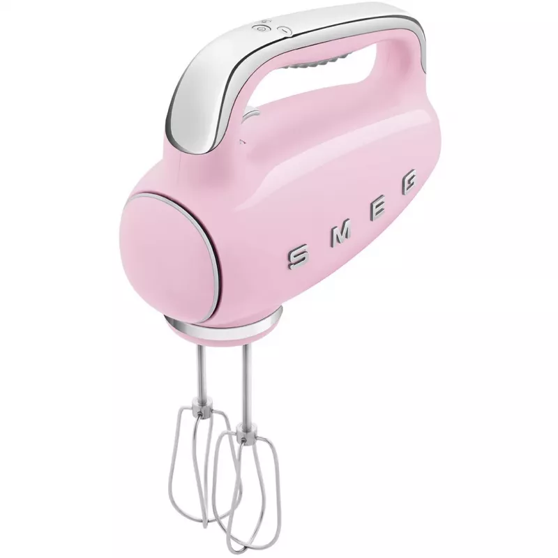 Smeg HMF01PKEU Mikser ręczny w stylu retro lat 50. Różowy