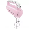 Smeg HMF01PKEU Mikser ręczny w stylu retro lat 50. Różowy
