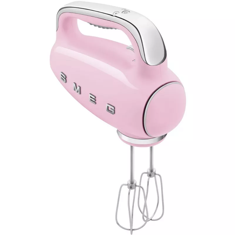 Smeg HMF01PKEU Mikser ręczny w stylu retro lat 50. Różowy