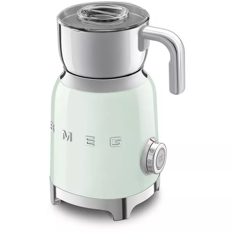 SMEG MFF11PGEU 50's Style spieniacz do mleka, pastelowa zieleń