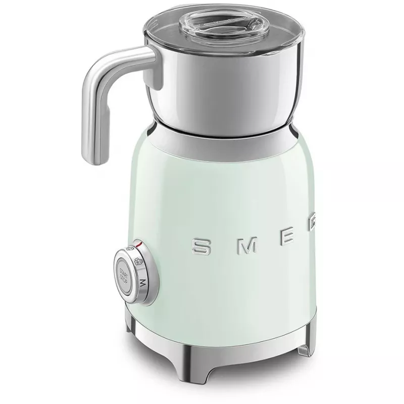 SMEG MFF11PGEU 50's Style spieniacz do mleka, pastelowa zieleń