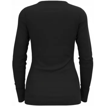 Odlo BL TOP crew neck l/s MERINO 200 damska koszulka, rozmiar S, czarny