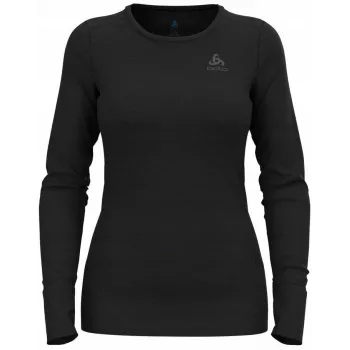 Odlo BL TOP crew neck l/s MERINO 200 damska koszulka, rozmiar S, czarny