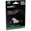 Pamięć USB Emtec 128 GB USB Typ-A USB Typ-C D280