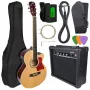V-TONE EAG SET NT - zestaw (gitara elektroakustyczna 4/4, naturalna + wzmacniacz)