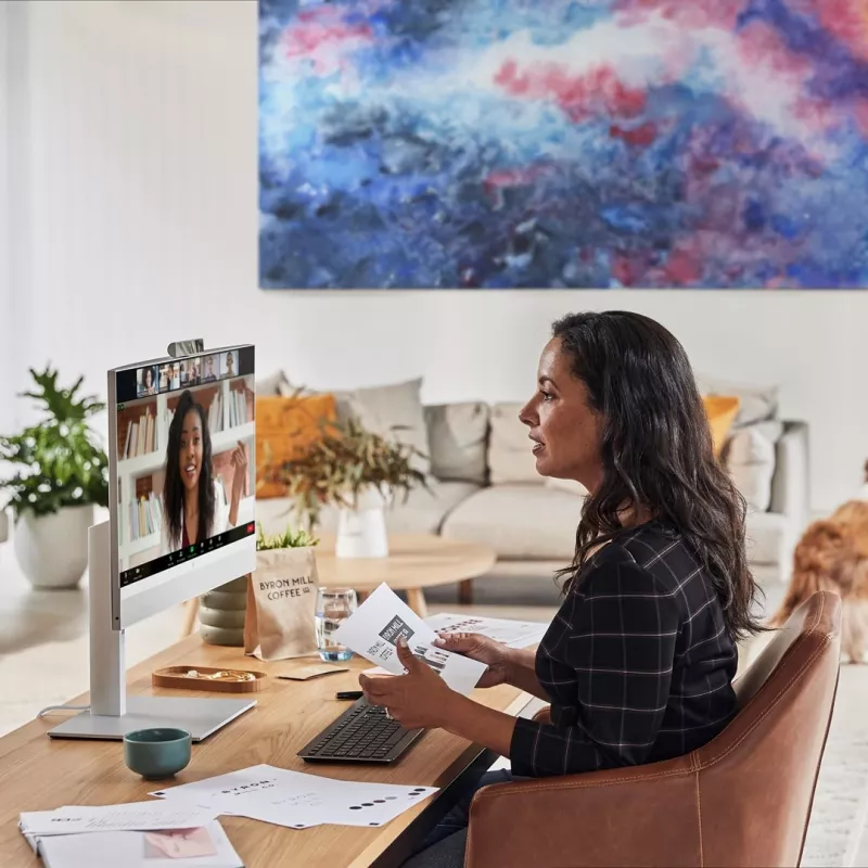 Komputer All-in-One HP 840 AiO G9 — Intel Core i5-14500, 23,8 cala FHD IPS, 16 GB DDR5 4800, 512 GB NVMe SSD, Intel UHD 770, Windows 11 Pro