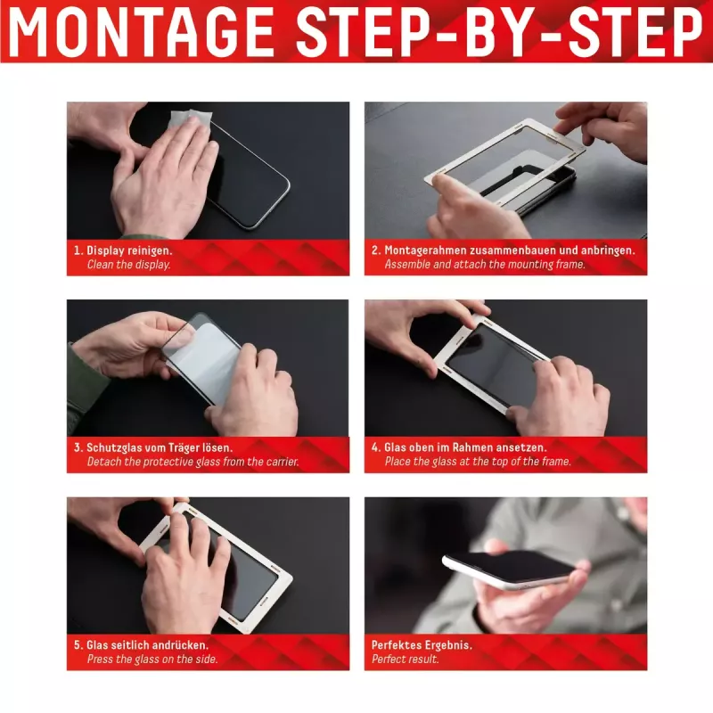 Displex Privacy Full osłona Ochrona ekranu Apple iPhone 14 Pro Szkło hartowane