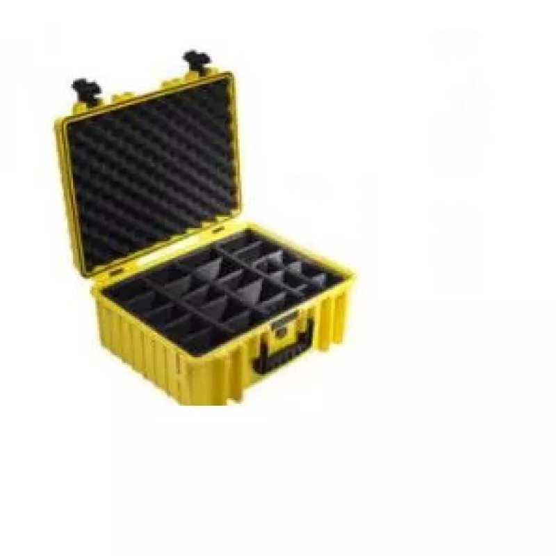 B&W Cases Type 6000 Briefcase żółty Foam 3.95 kg