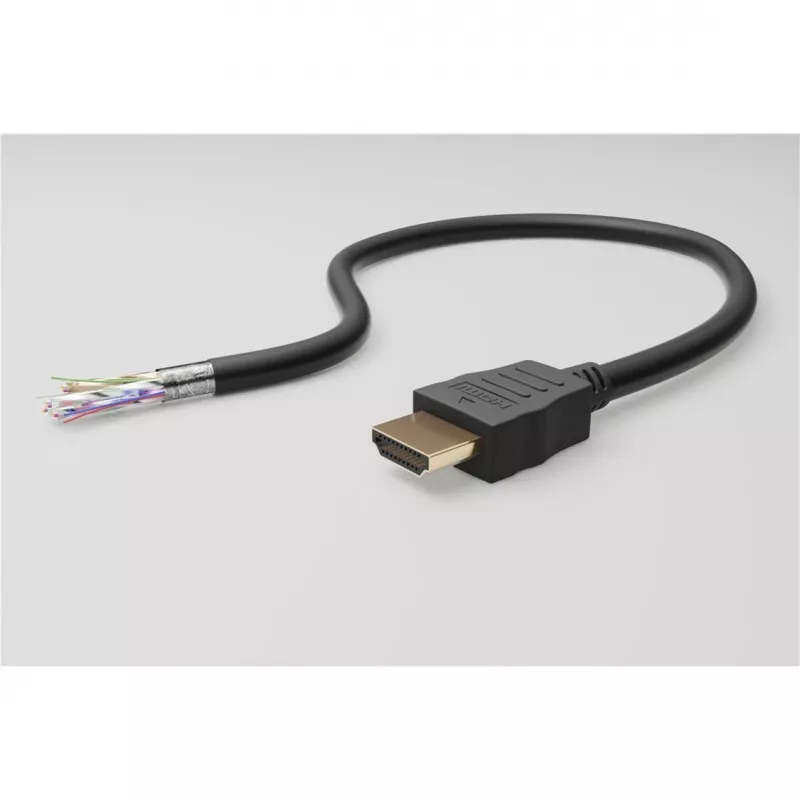 Goobay HDMI 2.0 kątowy kabel 90° z Ethernetem 4K 60Hz 5 m Czarny