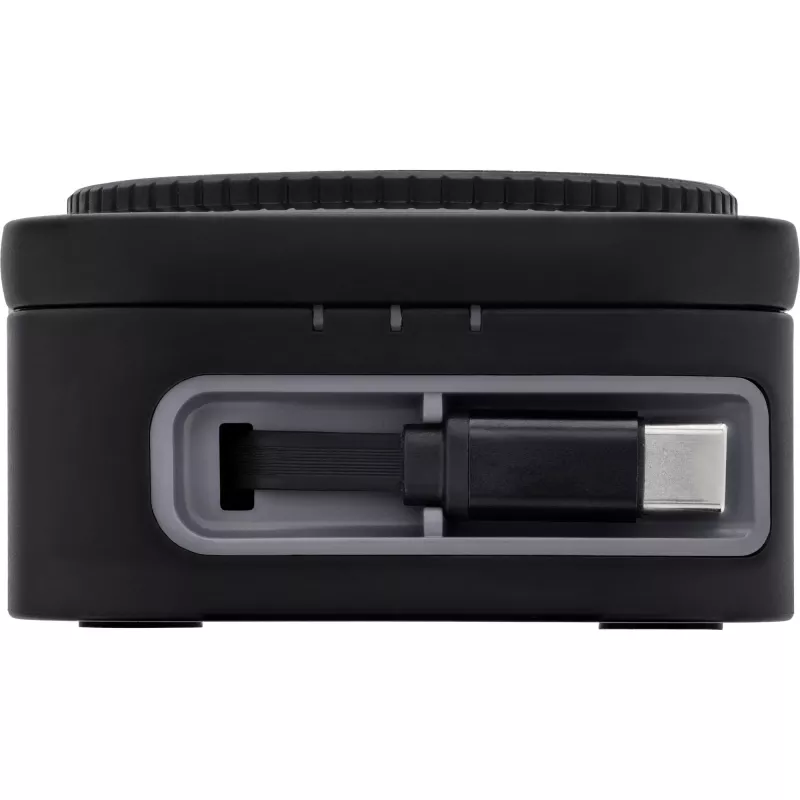 Wewnętrzna ładowarka bezprzewodowa InLine 33392T do słuchawek, zestawów słuchawkowych, smartfonów i smartwatchy – zasilanie USB 9/12 V, czarna