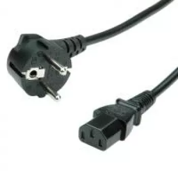 Bachmann 351.167 - 0,5 m - Netzstecker Typ F - C13-Koppler - 250 V - 10 A - Schwarz