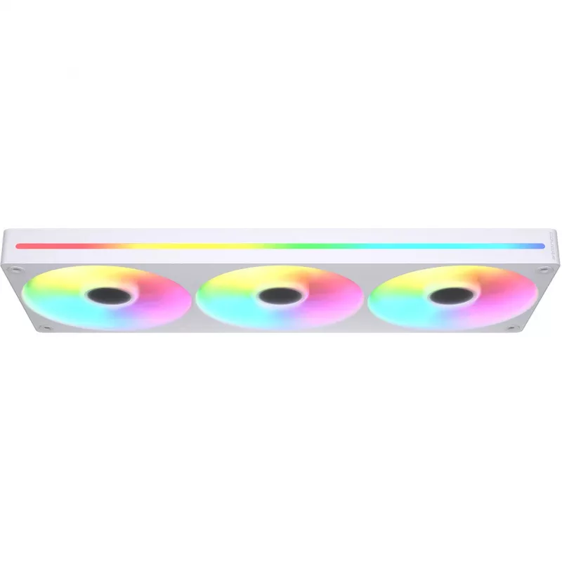 COUGAR Unity360-FB 360mm Single-Frame ARGB PWM Reversed Fan, 120mm x3, 700–1600 RPM, FDB, biały