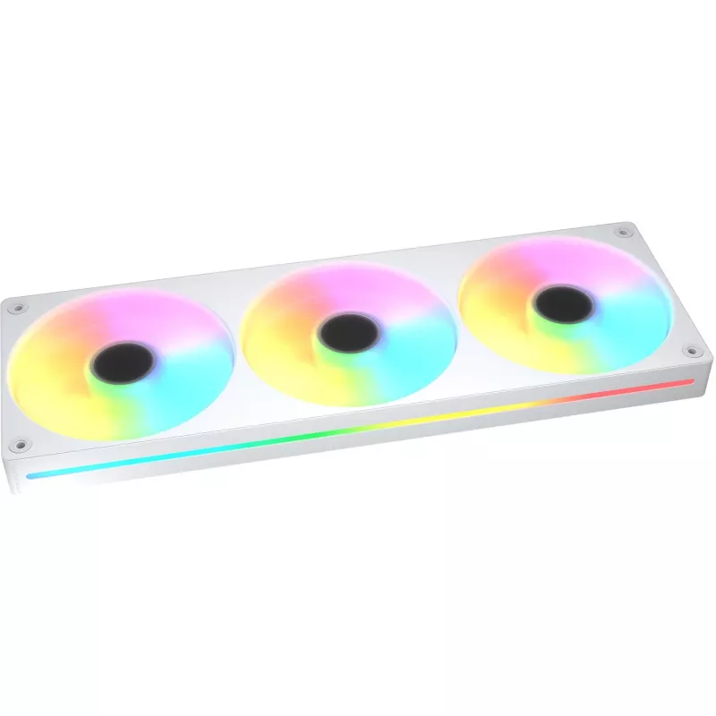 COUGAR Unity360-FB 360mm Single-Frame ARGB PWM Reversed Fan, 120mm x3, 700–1600 RPM, FDB, biały