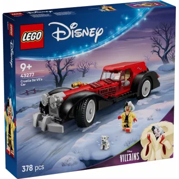 Zestaw LEGO Cruella De Vil's Car 43277 – kolekcjonerski zestaw konstrukcyjny
