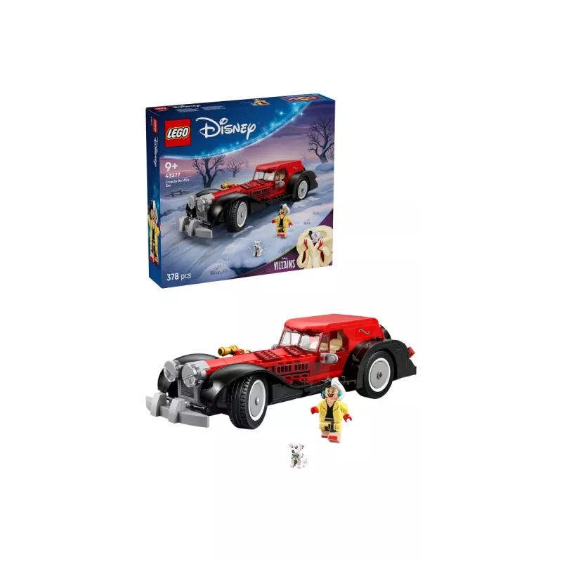 Zestaw LEGO Cruella De Vil's Car 43277 – kolekcjonerski zestaw konstrukcyjny