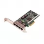 Dell Broadcom 5719 - Instalacja przez klienta - Karta sieciowa - PCIe - 4x Gigabit Ethernet - dla PowerEdge R220, R320, R420, R920, T130, T320, T330, T430, T630, VRTX, VRTX M520, VRTX M6