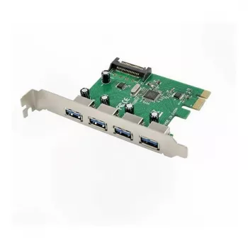 Karta PCIe USB 3.0 Inateck KTU3FR-4P — 4 porty USB 3.0, zasilanie SATA 15-pin