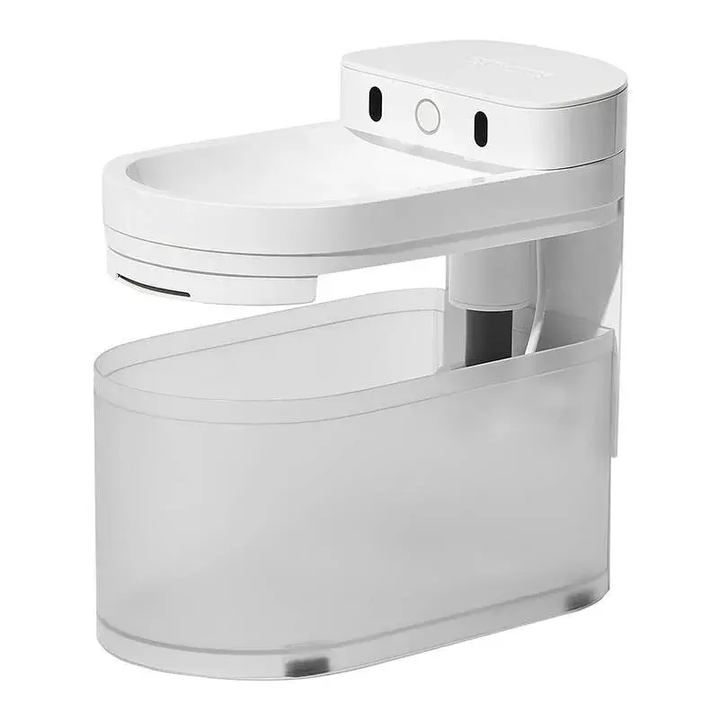 Fontanna dla kota Catlink Pure 3 CL-WB-02 biała z systemem filtracji i regulowanym przepływem wody